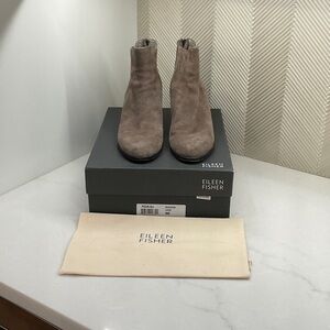 Eileen Fisher Women's Suede Ankle Booties